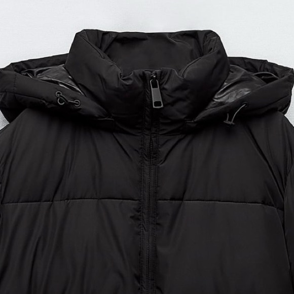 Water and wind protection longline hooded anorak - Picture 2 of 2